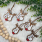 Kid's Retro Lettered Reindeer Ornament