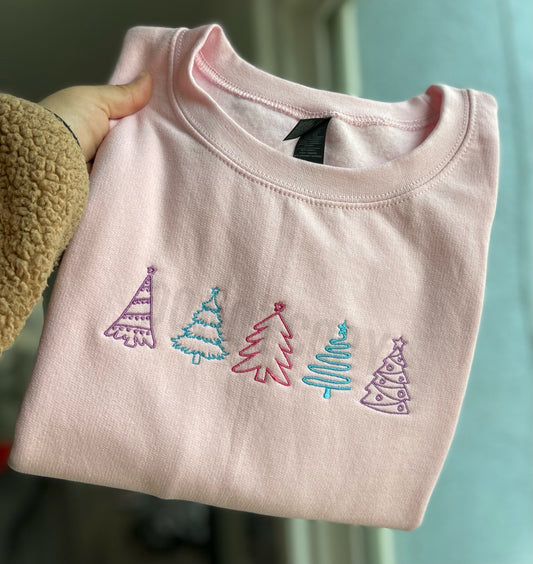 Christmas Trees (Embroidered)