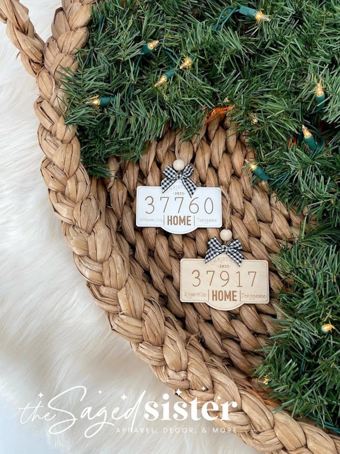 Hometown Ornament | Zipcode | Home Gift